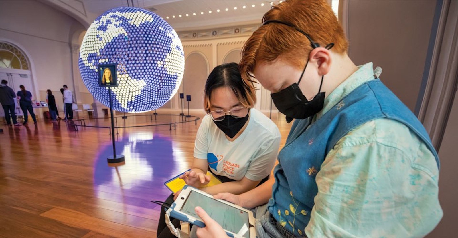 Students at Planet Word Museum