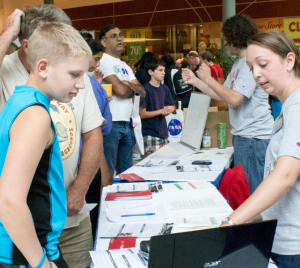 UMD Language Science Outreach Group at the “CHANGE THE WORLD: Science & Engineering Careers Fair”