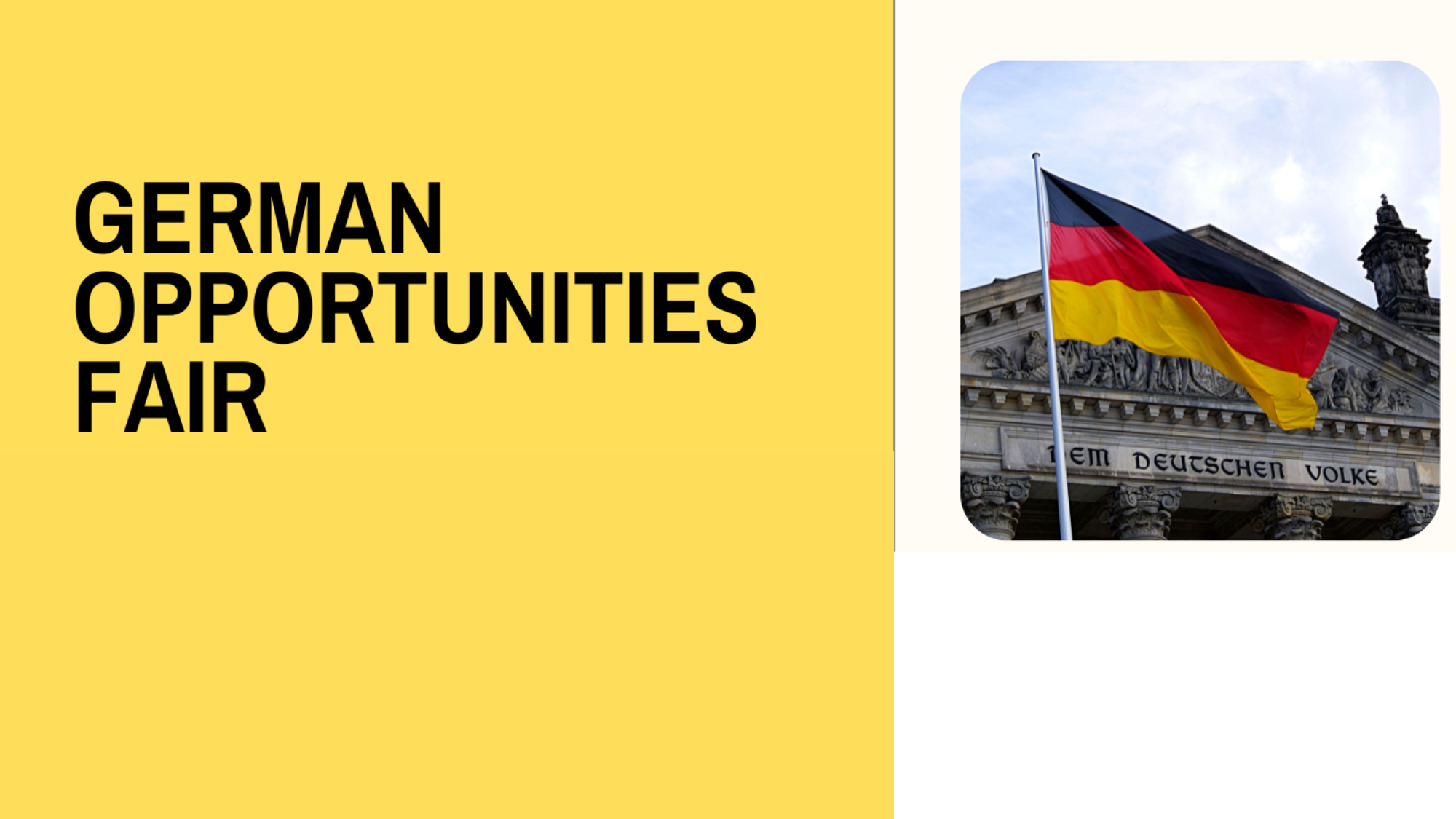 German Opportunities Fair
